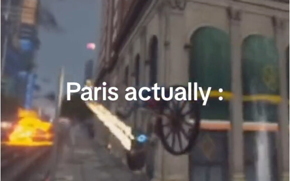 ภาพเหตุการณ์จลาจลในปารีส