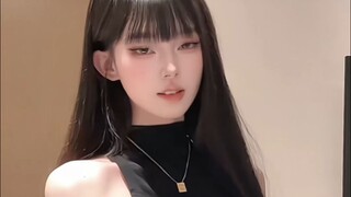 今天是黑长直