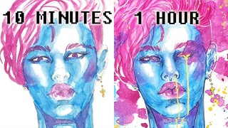 Art Challenge | 10 minute sketch & 10 minute color