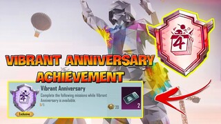 Vibrant Anniversary Achievement In Pubg Mobile | Vibrant Anniversary Mode In Pubg Mobile | Xuyen Do