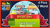 4 Pics 1 Word - Dream Jobs - May 2022 - Answers Daily Puzzle + Bonus Puzzle