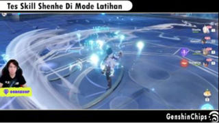 Tes Skill Shenhe Di Mode Latihan - Genshin Impact Indonesia