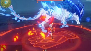 When you kill the Wolf King with a knife in front of Meng Xin