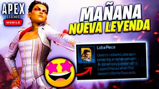 ALERTA!! MAÑANA LLEGA la NUEVA LEYENDA *LOBA* a APEX LEGENDS MOBILE!! | Lobo Jz