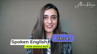 Spoken English course by Aleena Rais - Class 19(2nd_Last_session)
