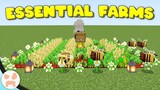 5 Must Have Minecraft Bedrock Crop Farms!