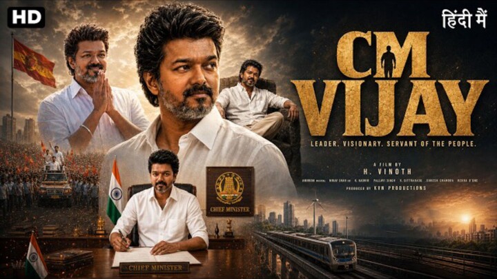 CM VIJAY Full Movie Hindi Dubbed Thalapathy Vijay Pooja Hegade New South Movie 2026