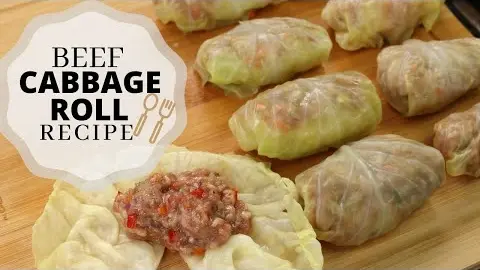 Beef Cabbage Roll Recipe