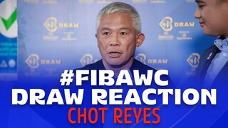 #FIBAWC 2023 Draw Reaction - Chot Reyes (Philippines)