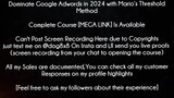 Dominate Google Course Adwords in 2024 with Mario’s Threshold Method download