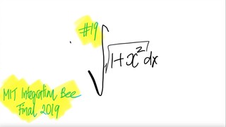 #19 2019 MIT Integration Bee Final