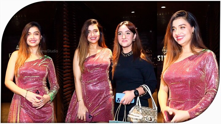 Divya Agarwal Looks Stunning 🔥With Ashnoor Kaur 💃 At Jannat Zubair Birthday 🎂 Party