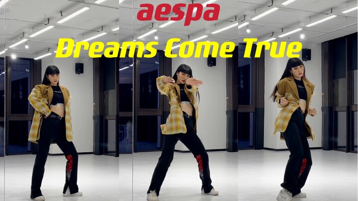 aespa cover《Dreams Come True》竖屏翻跳！DoDo又在水视频啦！等舞蹈版…