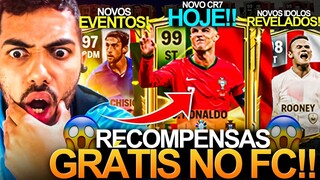 CR7 99 & NOVOS IDOLOS GRÁTIS! 😱 RECOMPENSAS GRÁTIS NO LOGIN + NOVO EVENTO LIBERADO 🔥🤯 - FC MOBILE 24