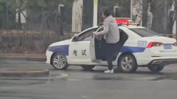 Failed the simulated steering wheel exam car test.