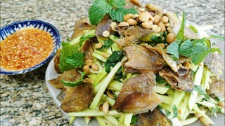 Món GỎI XOÀI CÁ SẶC dân dã miền tây