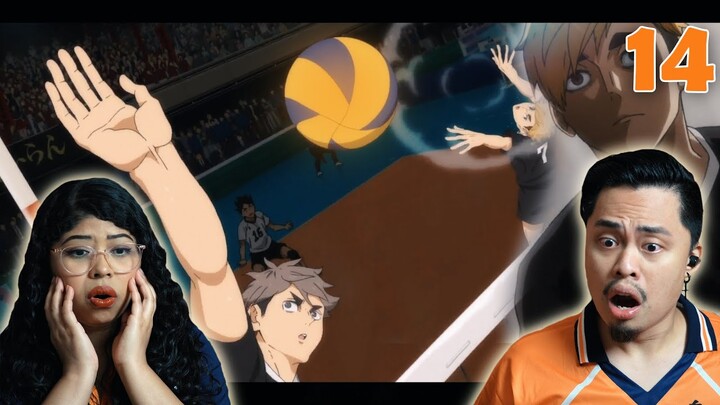 THE MIYA BROTHERS QUICK! THIS IS INSANE! HAIKYUU!! SEASON 4 EPISODE 14 REACTION