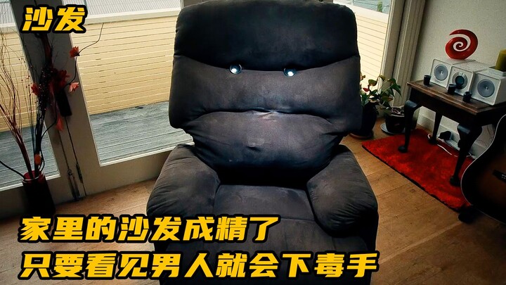 Sofa di rumah jadi hidup dan langsung melancarkan serangan mematikan begitu melihat pria — “Sofa”