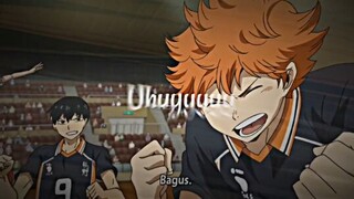 serangan kilat dari hinata😎|haikyu