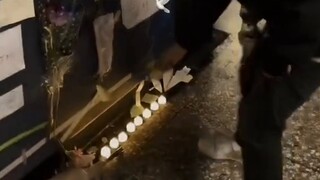 Overseas subway wall commemorates Gojo Satoru