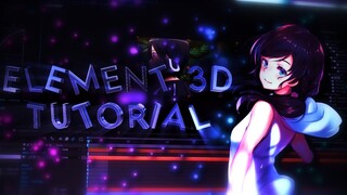 Element 3D Tutorial - After Effects AMV Tutorial