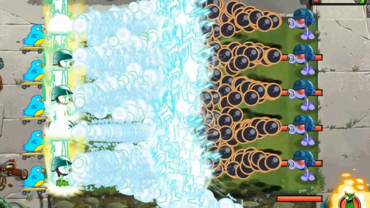 100 tanaman level maksimum VS Kakak Ham dengan ultimate tak terbatas (Pvz2)
