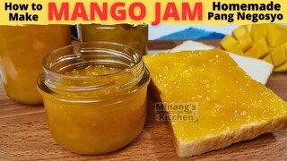 MANGO JAM | How To Make HOMEMADE Mango Jam | FRUIT JAM Recipes | 3 INGREDIENT Mango Jam Recipe