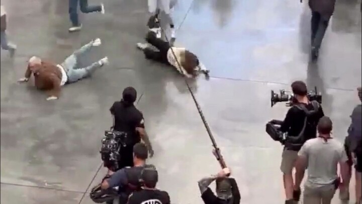 Pengambilan gambar adegan pelarian besar-besaran