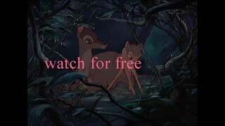 Bambi (1942) Full Movie watched for free link in description😍