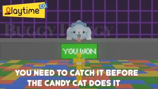 mencoba permainan catch the candy  with candy cat