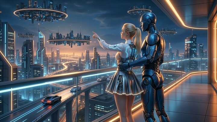 Sebastian Biel - Dancing with a humanoid