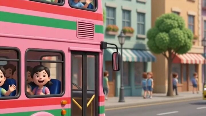 The Pink Bus's Wonderful Journey#PinkBusStory #CartoonBangla #BanglaCartoon #Bus #ToonSport Vlogs