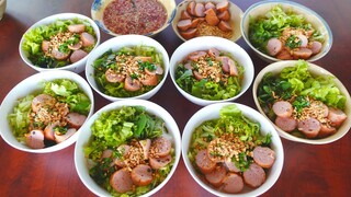 Bún Nem Nướng • Cu Tin Khui Thùng Quà Chuẩn Bị Cho Năm Học Tới | MTQH