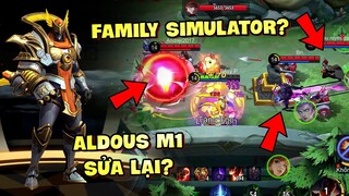 Tốp Mỡ | ALDOUS SỬA LẠI SKIN M1 VÀ LỐI CHƠI "FAMILY SIMULATOR"?? | MLBB