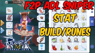 ADL Sniper F2P Crit Build  | Ragnarok Mobile Eternal Love