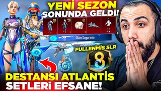 YENİ SEZON 8 SONUNDA GELDİ!! 😱 DESTANSI OKYANUS SETLERİ EFSANE! (ROYALE PASS FULLEDİK) | PUBG MOBILE