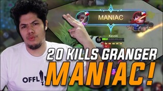 20 KILLS GRANGER MANIAC!