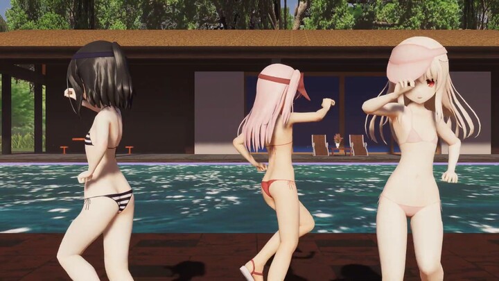 MMDエボシ式プリズマ三姉妹でハイファイレイヴァー4KFate_1080pFHR