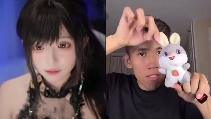 Damn it! My buddy can actually control the bunny girl!