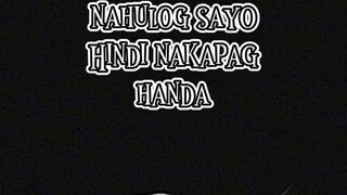 nahulog sayo Hinde nakapag handa