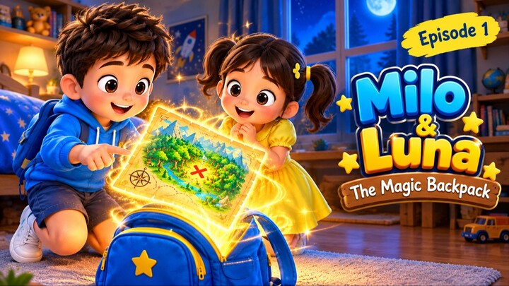 Milo & Luna 🗺️✨ | The Magic Backpack | Episode 1