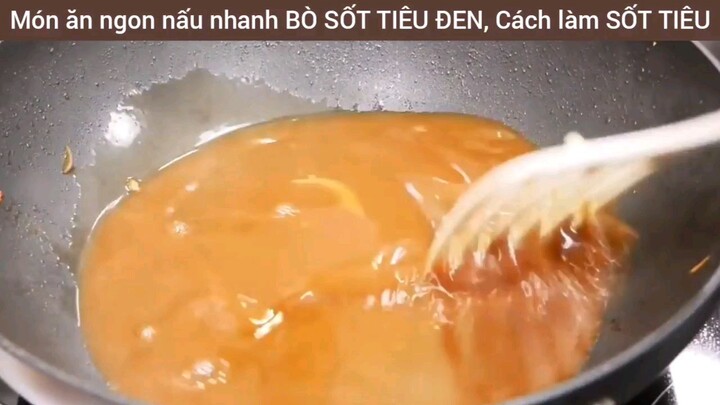 cách làm sốt bò tiêu đen siêu ngon hấp dẫn