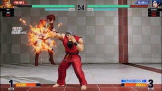 KOF15　チャンピオン　リョウサカザキ　斬烈コンボ　隙のないリョウサカザキ