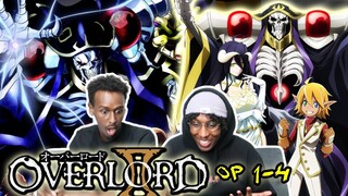 Reacting to ALL OVERLORD Openings 1-4 for the First Time | Anime Op Reaction