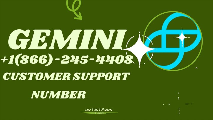Gemini Customer Support Number +1866-245-4408 tollfree number