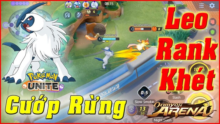 Pokémon UNITE: Leo Rank 1 Mình Gánh Team Cực Dễ, Cướp Sạch Rừng Địch Cực Khét