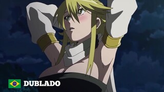 Leone marcando território no Tatsumi(Akame ga Kill dublado)