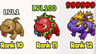 Tiến Hóa Evolution Tắc Kè Thành Rồng Komodo Lửa Sấm Sét - Merge Hatchimon Top Game Android Ios