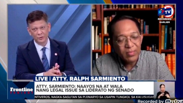 RPTV HD FRONTLINE TONIGHT (Delayed Telecast)