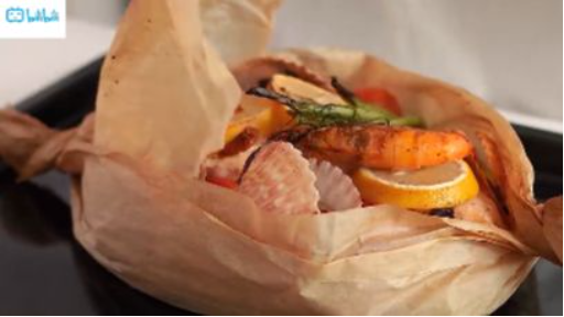 (Fish Baked in Parchment Paper, Fish en Papillote)